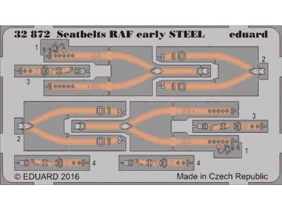 Seatbelts RAF early STEEL 1/32 - image 1