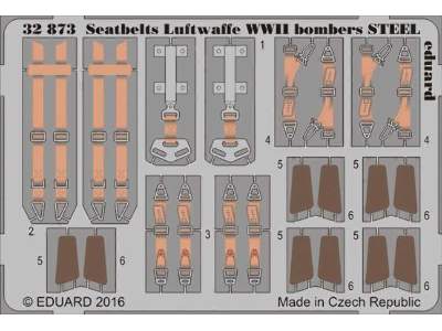 Seatbelts Luftwaffe WWII bombers STEEL 1/32 - image 1
