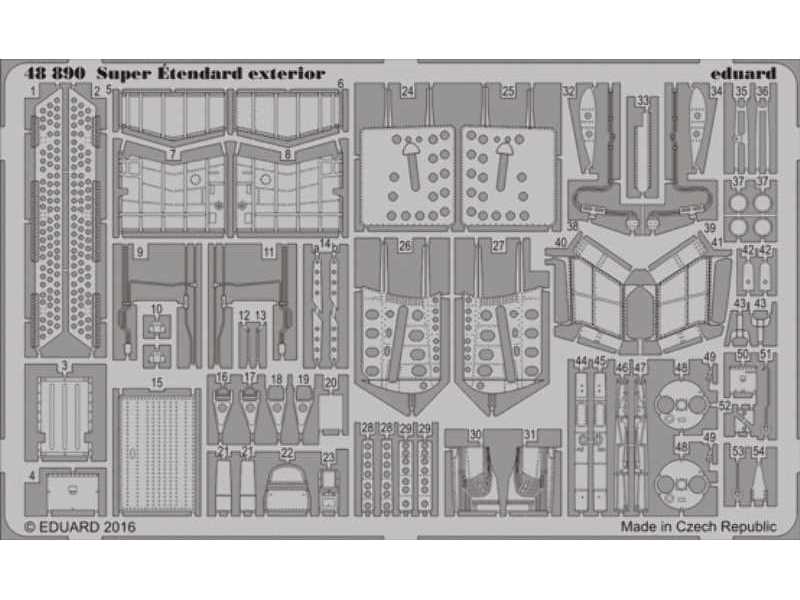 Super Étendard exterior 1/48 - Kinetic - image 1