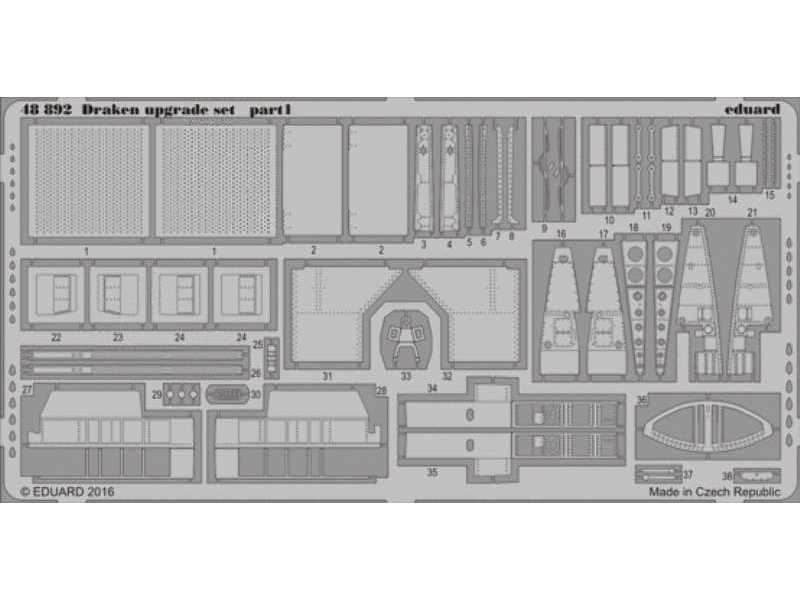 Draken upgrade set 1/48 - Eduard - image 1