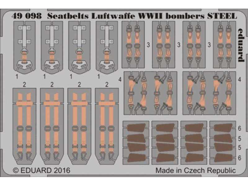 Seatbelts Luftwaffe WWII bombers STEEL 1/48 - image 1