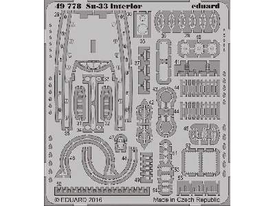 Su-33 interior 1/48 - Kinetic - image 2