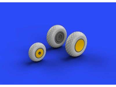 P-38 wheels 1/48 - Academy - image 1