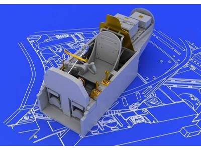 P-38J cockpit 1/48 - Academy - image 1