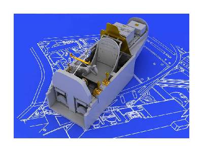 P-38J cockpit 1/48 - Academy - image 8