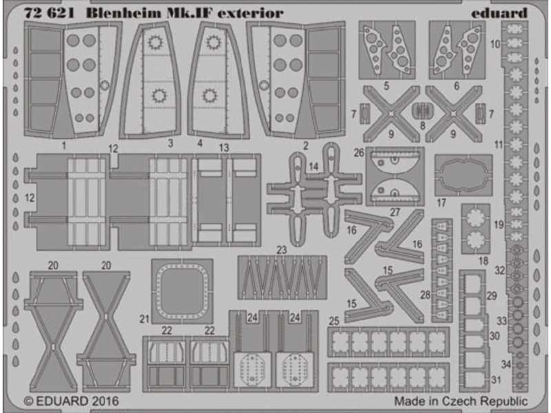 Blenheim Mk. IF exterior 1/72 - Airfix - image 1