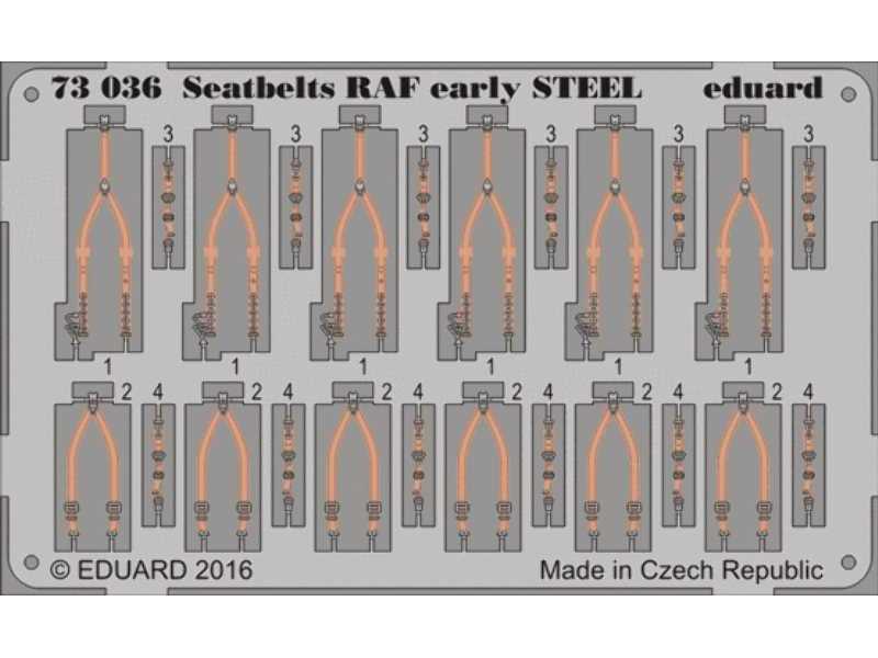 Seatbelts RAF early STEEL 1/72 - image 1