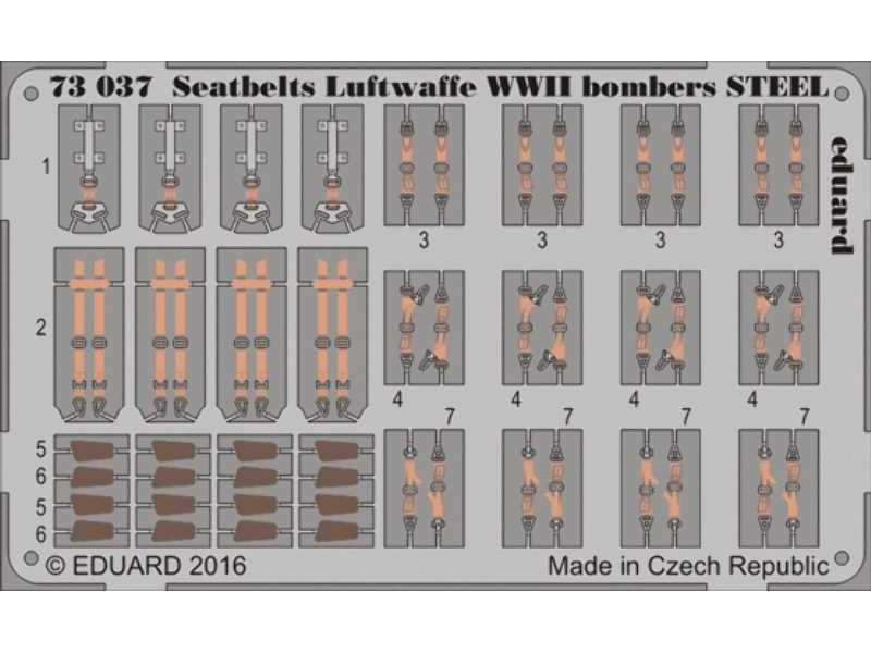 Seatbelts Luftwaffe WWII bombers STEEL 1/72 - image 1