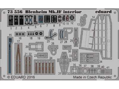 Blenheim Mk. IF interior 1/72 - Airfix - image 1