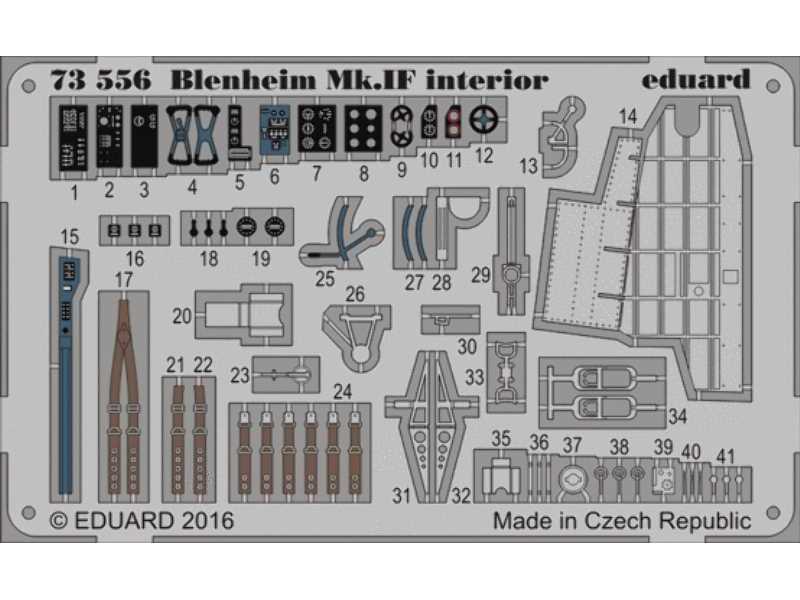 Blenheim Mk. IF interior 1/72 - Airfix - image 1