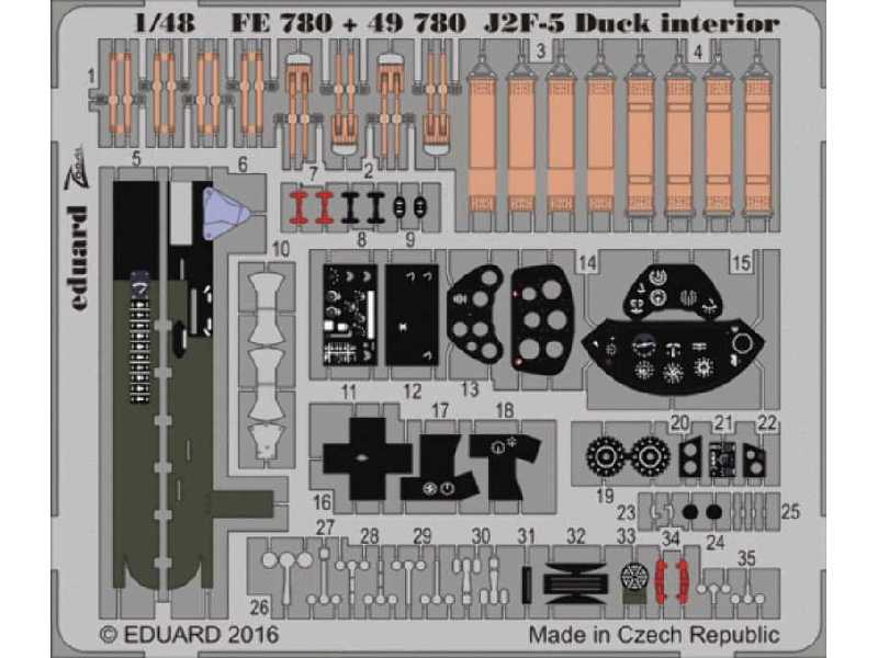 J2F-5 Duck interior 1/48 - Merit - image 1