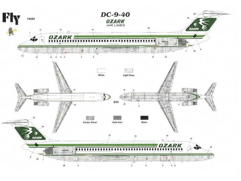 McDonnell Douglas DC 9-40 OZARK - image 1 McDonnell Douglas DC 9-40 OZARK - image 1