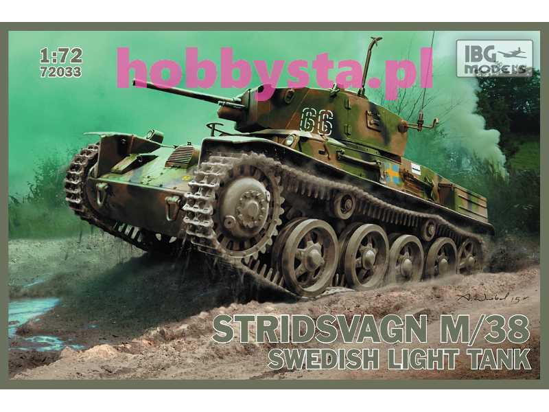 Stridsvagn m/38 Swedish light tank - image 1