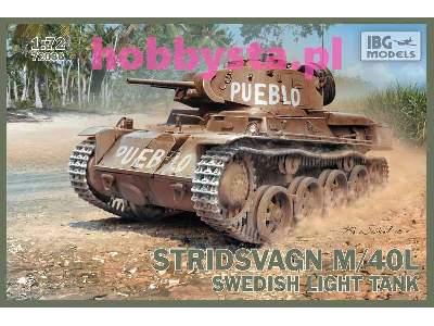 Stridsvagn m/40 Swedish light tank - image 1