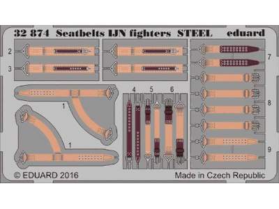 Seatbelts IJN fighters STEEL 1/32 - image 1