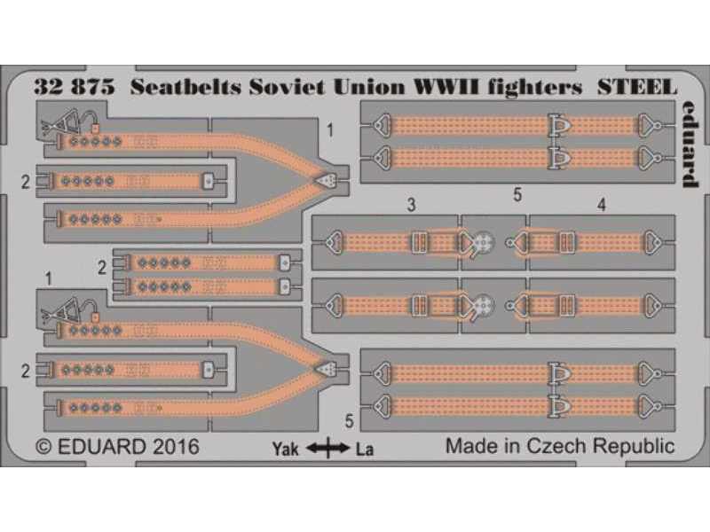Seatbelts Soviet Union WWII fighters STEEL 1/32 - image 1
