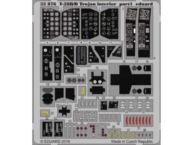 T-28B/ D Trojan interior 1/32 - Kitty Hawk - image 1