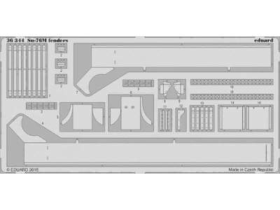 Su-76M fenders 1/35 - Tamiya - image 1