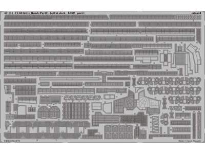 CV-63 Kitty Hawk pt.2 - hull & deck 1/350 - Trumpeter - image 1