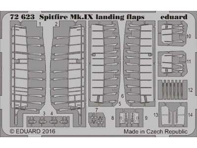 Spitfire Mk. IX landing flaps 1/72 - Eduard - image 1