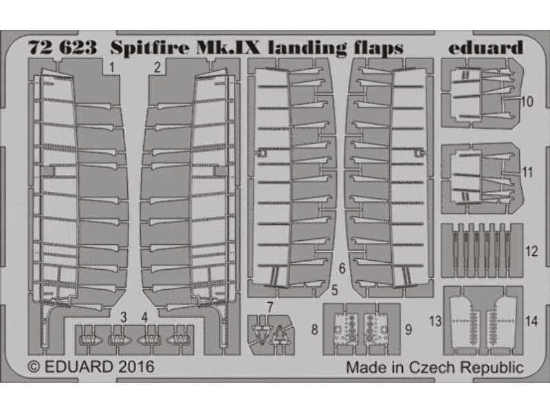 Spitfire Mk. IX landing flaps 1/72 - Eduard - image 1