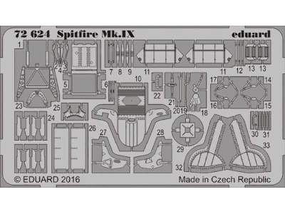 Spitfire Mk. IX 1/72 - Eduard - image 1