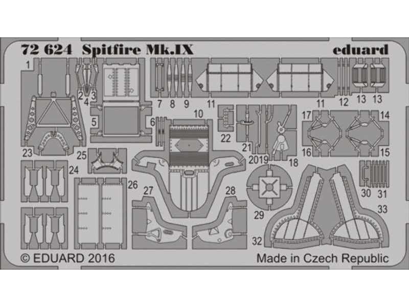 Spitfire Mk. IX 1/72 - Eduard - image 1