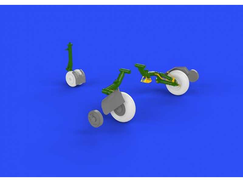 MiG-23BN wheels 1/48 - Trumpeter - image 1 MiG-23BN wheels 1/48 - Trumpeter - image 1