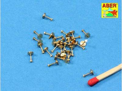 Turned imitation of Hexagonal bolts - 1,19mm x 30 pcs. - image 2