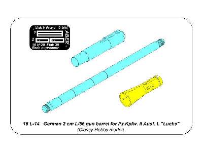 German 2 cm L/56 gun barrel for Pz.Kpfw. II Ausf. L Luchs - image 9