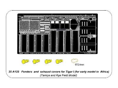 Fenders and exhaust covers for Tiger I for early model in Africa - image 9