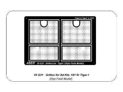 Grilles for Sd.Kfz. 181 Tiger I - image 9