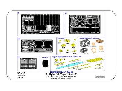 Pz.Kpfw. VI Ausf.E (Sd.Kfz.181) Tiger I – Late ver. premium set - image 14