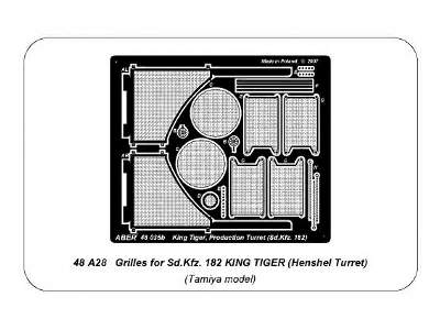 Grilles for Sd.Kfz. 182 King Tiger (Henshel Turret) - image 8