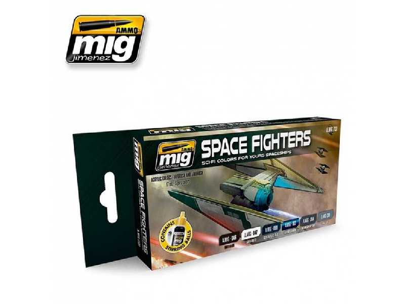 Space Fighters Sci-fi Colors - image 1 Space Fighters Sci-fi Colors - image 1