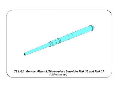 German 88mm L/56 two-piece barrel for Flak 36/37 - image 11