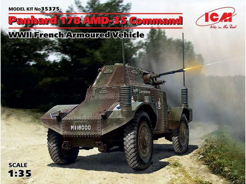 Panhard 178 AMD-35 Command, WWII French Armoured Vehicle - image 1