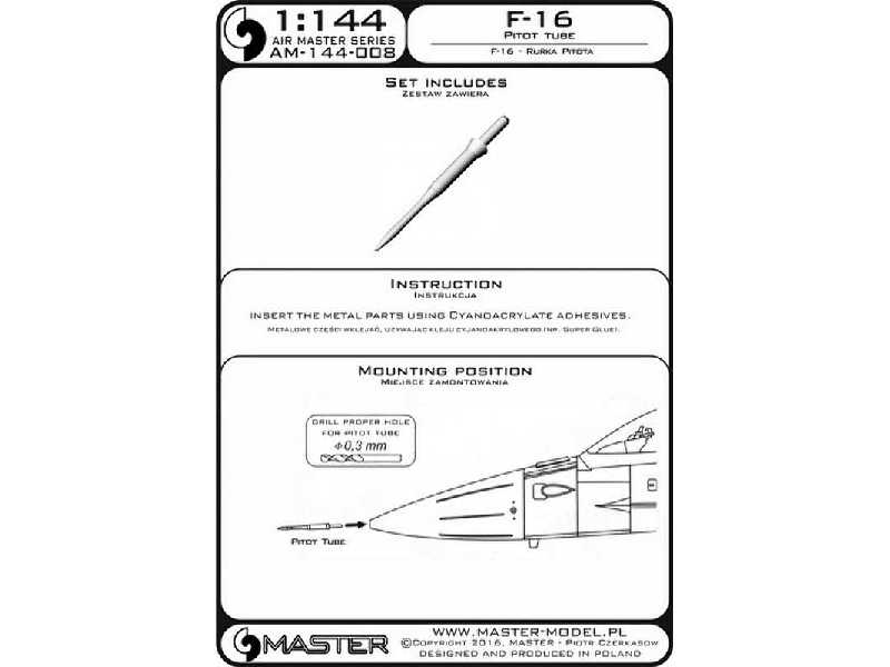 F-16 - Rurka Pitota - image 1