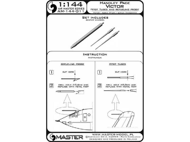 Handley Page Victor - Rurka Pitota i sonda tankowania - image 1