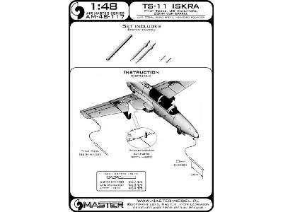 TS-11 Iskra - Rurki Pitota, lufa działka 23mm i wskaźniki podwoz - image 1