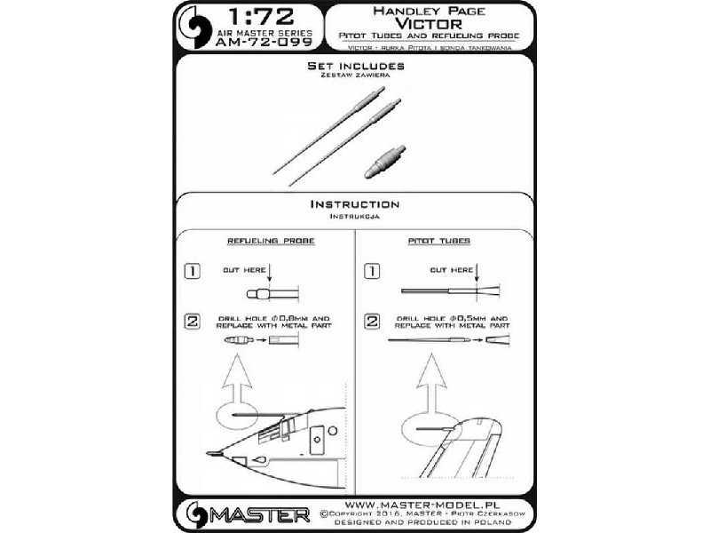 Handley Page Victor - Rurka Pitota i sonda tankowania - image 1