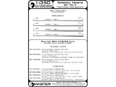 Zestaw uniwersalnych masztów stożkowych Nr 2 (długość = 100mm, ś - image 2