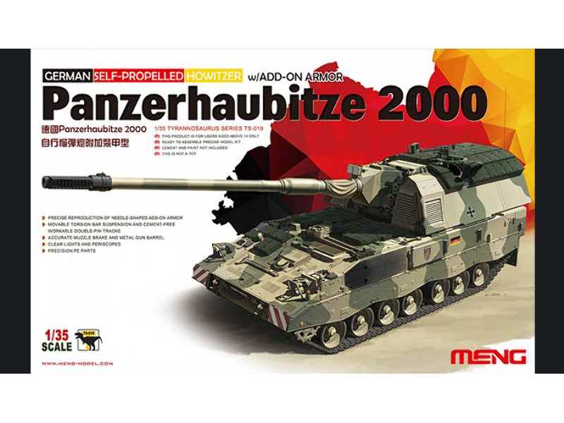 Panzerhaubitze 2000 is a miniature model of a combat vehicle in a scale of 1:72 
