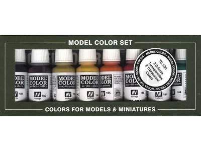 Tranparent colors paint set - 8 pcs. - image 1