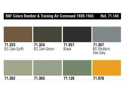 RAF Bomber&amp;Training '39-'45 paint set - 8 pcs. - image 3