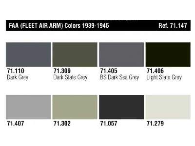 FAA (Fleet Air Arm) Colors 1939-1945 paint set - 8 pcs. - image 3
