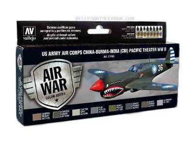 US Army Air Corps (CBI) WWII paint set - 8 pcs. - image 1