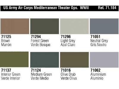US Army Air Corps (CBI) WWII paint set - 8 pcs. - image 3