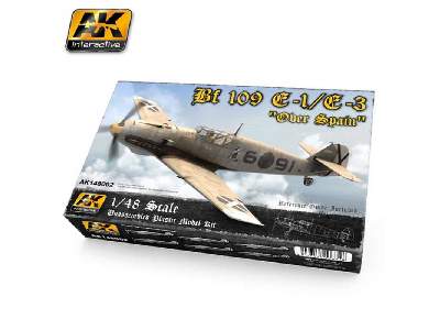 Bf109e/E3 Over Spain Fighter (Plastic Kit) - image 1