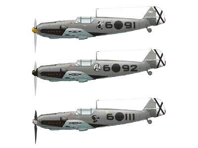 Bf109e/E3 Over Spain Fighter (Plastic Kit) - image 3